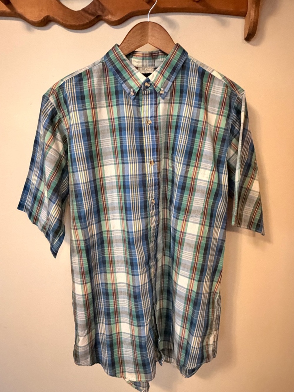 Vintage SaddleBrook Western Plaid Button-Up Shirt
